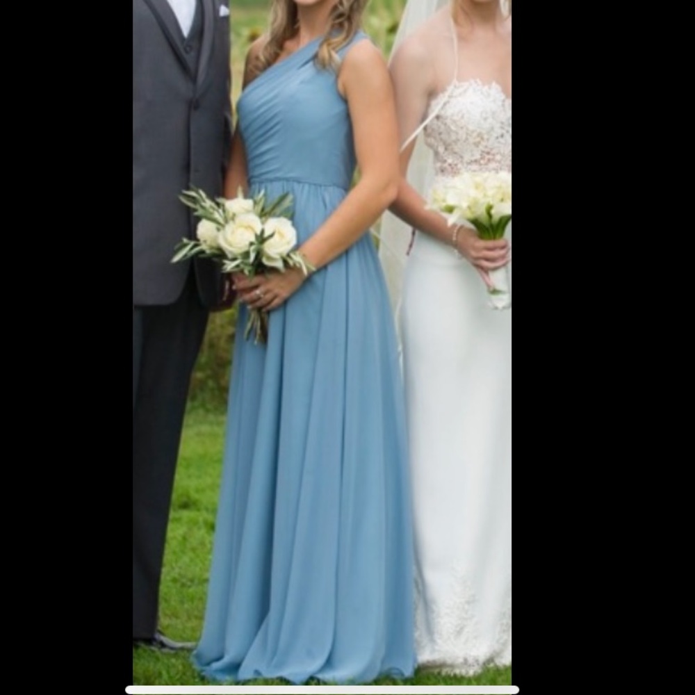 One shoulder long dress